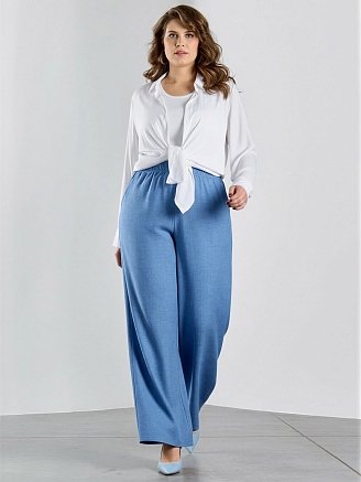 Женские брюки "Женский каприз-2" / синий