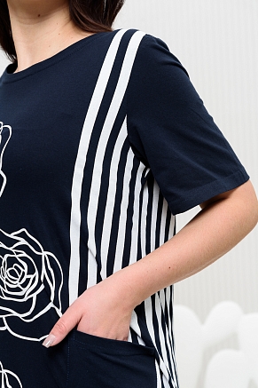 Женская туника 9228 / темно-синий