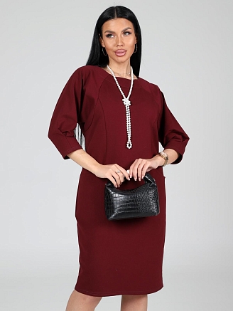 Женское платье Вокал / бордовый