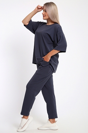 Женский костюм 653 / Серый