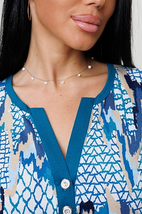 Женская туника 2160 / Индиго