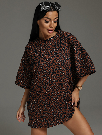 Женская футболка Ирбис / Шоколад