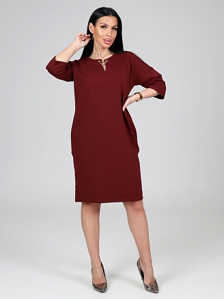 Женское платье Памперо / Бордовый