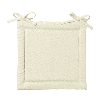 Подушка для стула рогожка "Волшебная Ночь" 40/40 / Крем