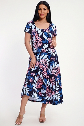 Женское платье 85553 / синий