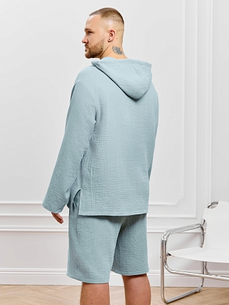 Мужской костюм Нептун-1 / серо-голубой