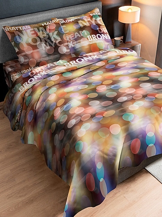 Постельное белье перкаль / Огни города