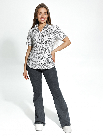 Женская футболка Страсть / Графика белая