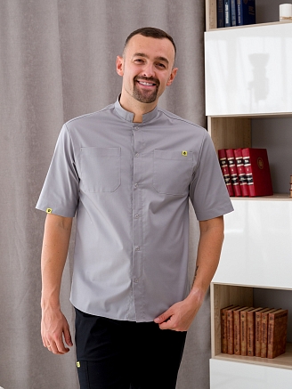 Рубашка медицинская мужская М-288-39 Элит-145 / Стрейч