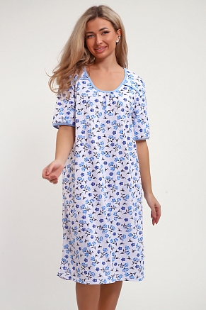 Женская ночная сорочка 51199 / голубой