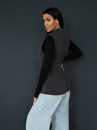 Женский жилет 2247 / Графит