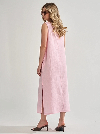 Женский сарафан "Муслин" 2319-Мус / Розовый