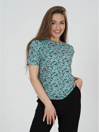 Женская футболка Атланта / Ментол