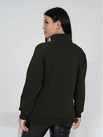 Женский свитшот Зима / Хаки