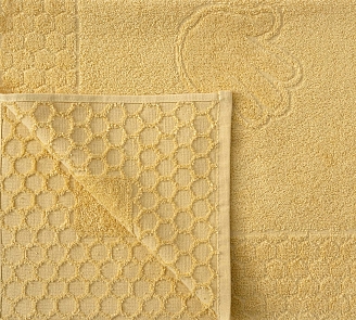 Полотенце махровое Ручки / медовый