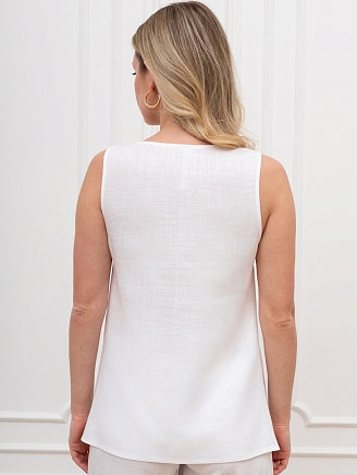 Женская блузка (топ) Сибелла-4 БЛ-035 / белый