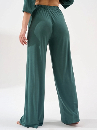 Женская пижама "Флирт" (брюки) 2407-Ви / Зеленый