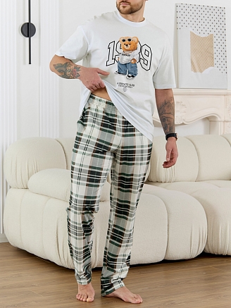 Мужской костюм Мишель-6 КП-168 / зелёный