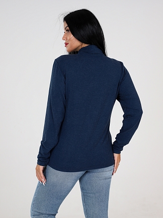 Женская водолазка ВВ-902 / Темно-синий