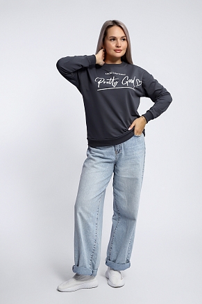 Женская толстовка 80048 / темно-серый