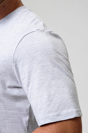 Мужская футболка 8503/1 / серый+Москва