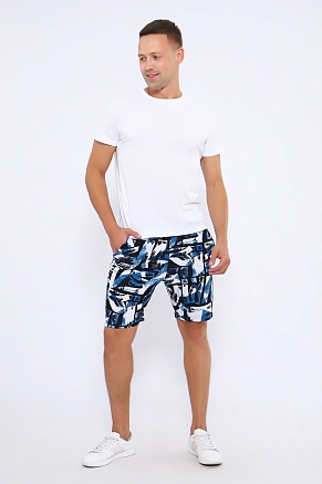 Мужские шорты 36829 / синий