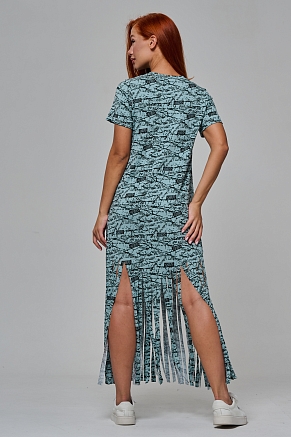 Платье женское 7480/1 / буквы на ментоле