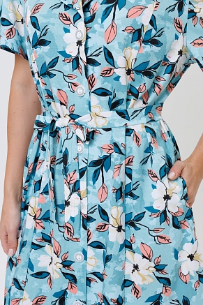 Женский халат 2128/2 / Голубой