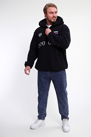 Мужской худи 36990 / черный