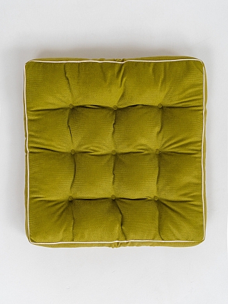 Подушка на стул с бортом / Горчица