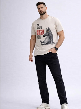 Мужская футболка "Лихо" арт.мк1304