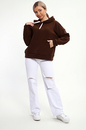 Женская толстовка 18114 / кофе