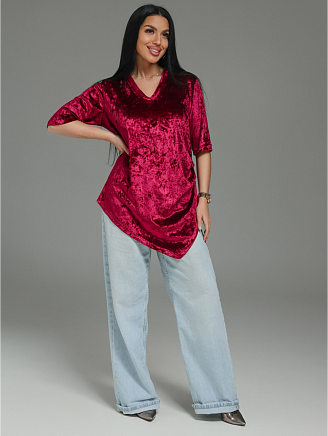 Женская футболка Мия / Бордо