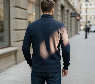 Мужской джемпер 52723 / темно-синий