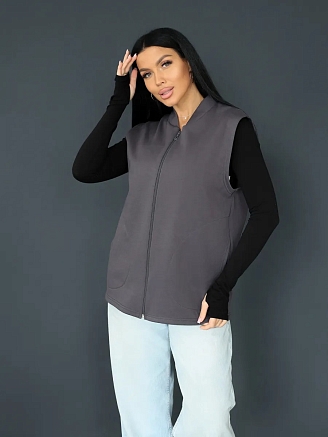 Женский жилет 2247/1 / Серый