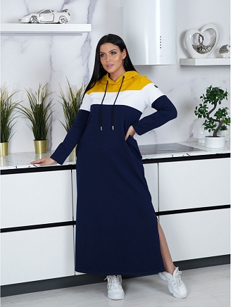 Женское платье Хадижа / Горчица