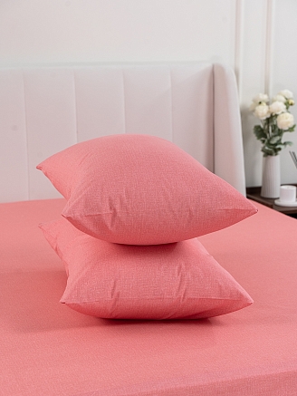 Постельное белье поплин Иваново (без пододеяльника) / Коралл