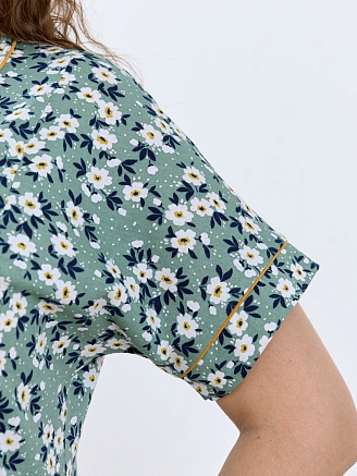 Женский халат Мирана Х-768 / зелёный