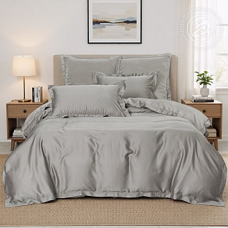 Постельное бельё тенсел Серый