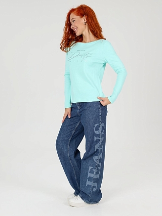 Женский лонгслив Флоп / ментол