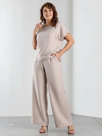 Женские брюки "Женский каприз-2" / бежевый