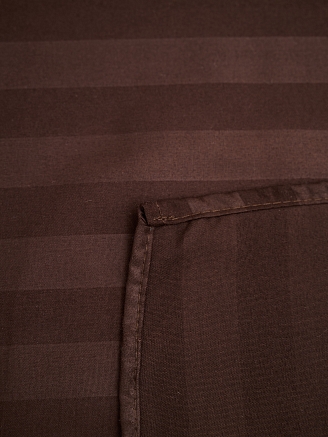 Простыня микрофибра-страйп / Шоколад