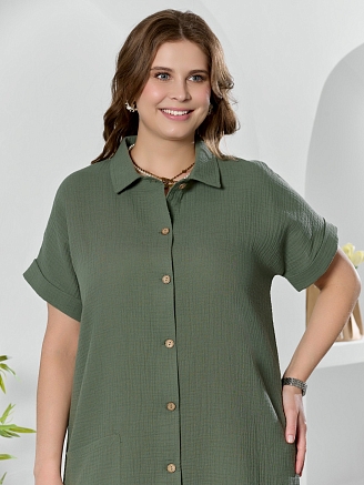 Женское платье Вуаль-5 / хаки