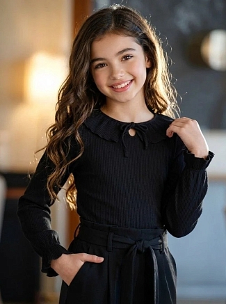 Детский джемпер "Дина" длинный рукав / В ассортименте