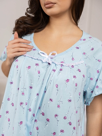 Женская сорочка мод.2134/1 / Голубой