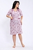 Халат женский 39046 / бордовый №2