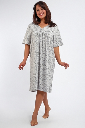 Женская ночная сорочка 88126 / серый