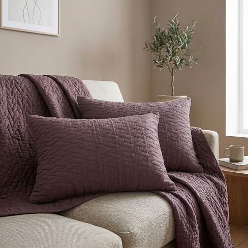 Наволочка декоративная стеганая Релакс / Стихия