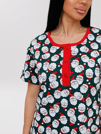 Женская туника Т-215(К) / Зеленый (Санта)