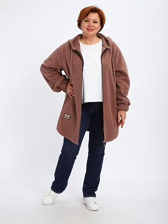 Женская парка Латифа / кофейный